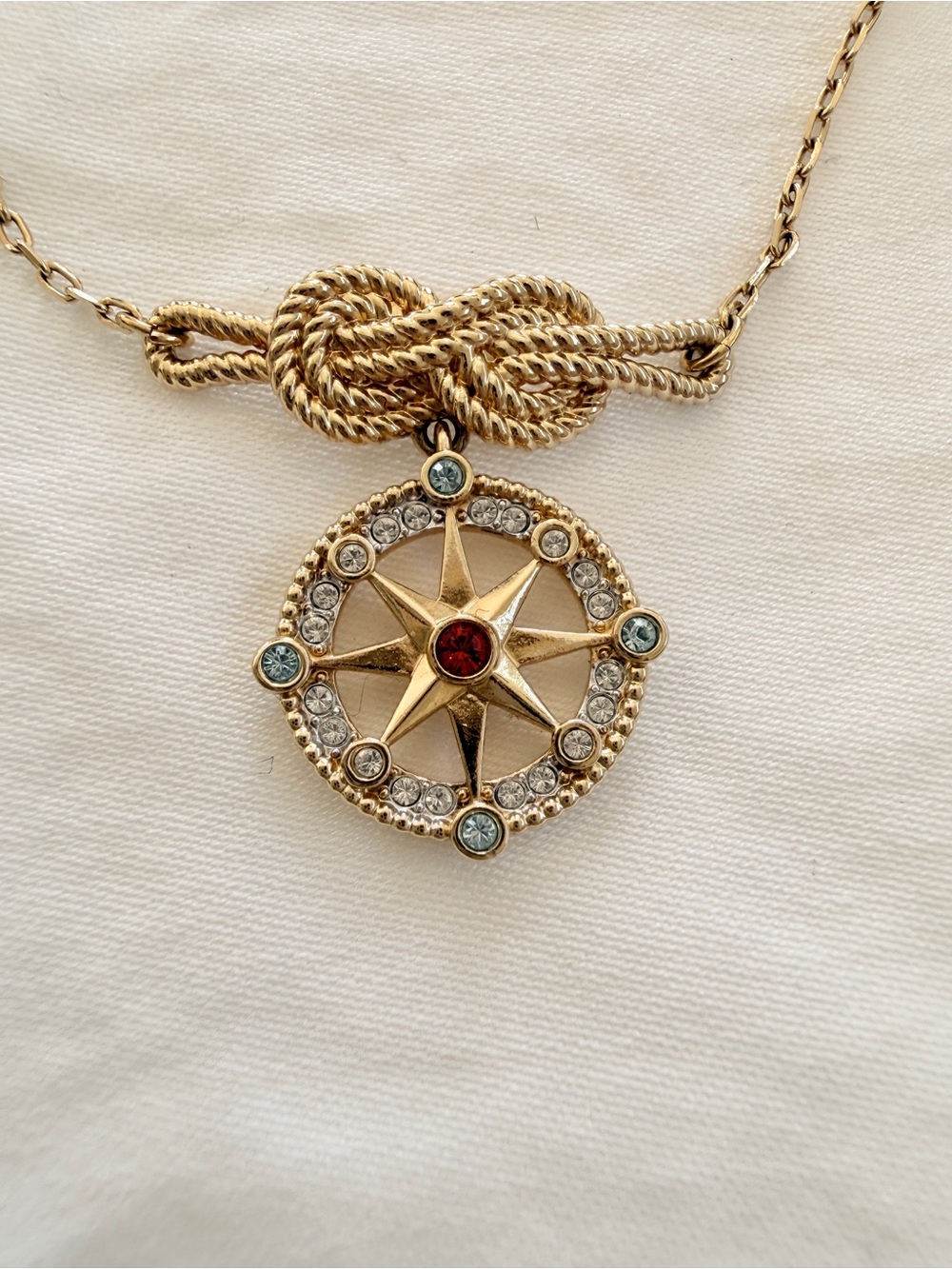 Swarovski Compass Star with Multi Colored Stones